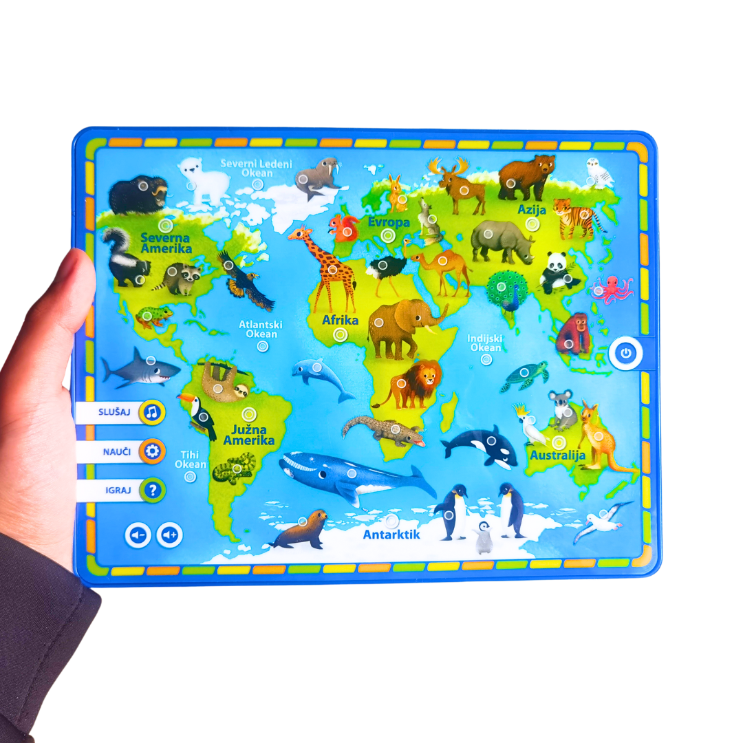Dečiji Edukativni Tablet - Moj Prvi Atlas