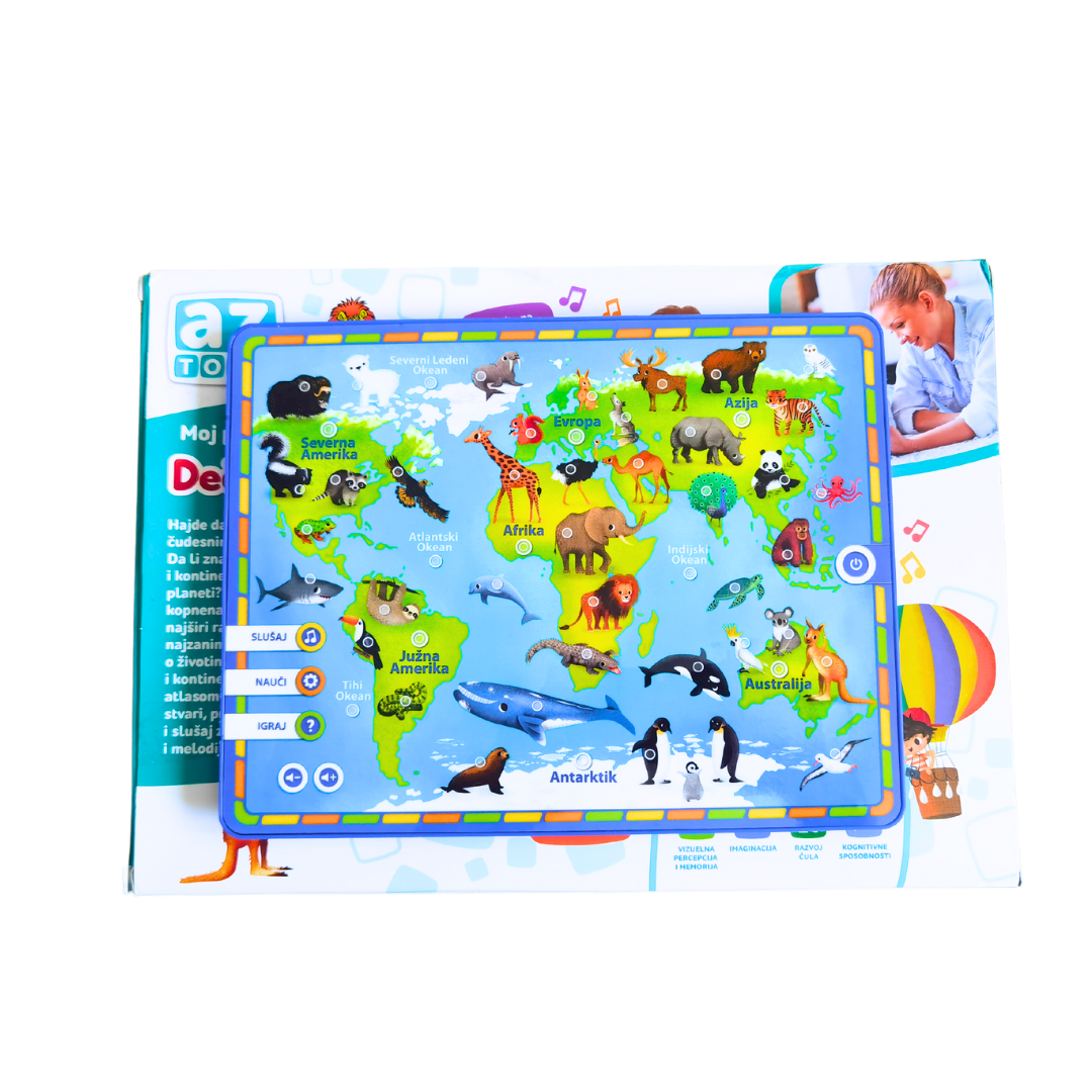 Dečiji Edukativni Tablet - Moj Prvi Atlas